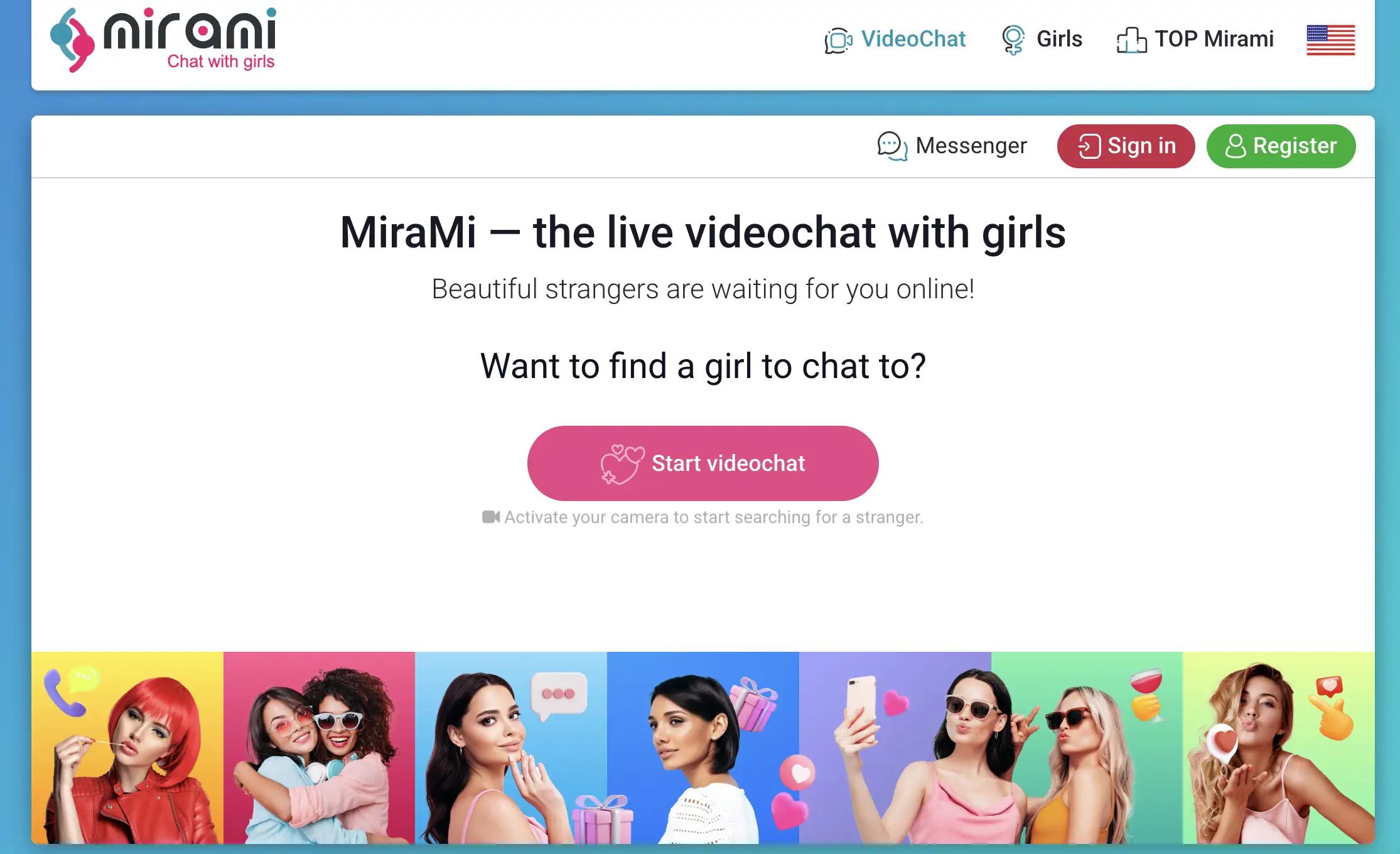 Mirami Chat - Video Call with Hot Girls
