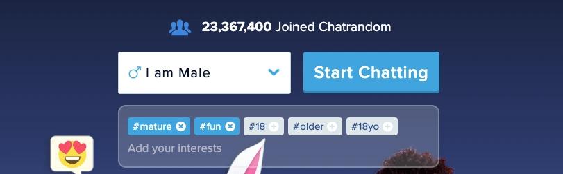 ChatRandom advance filtering